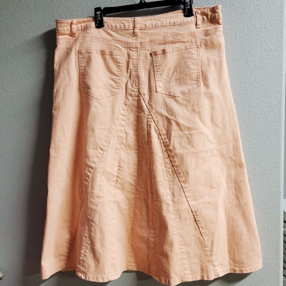 Jessica London Full Denim Skirt - Picture 5 of 8
